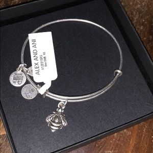 Alex and Ani bumble bee bracelet